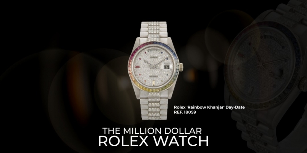 The million dollar Rolex watch